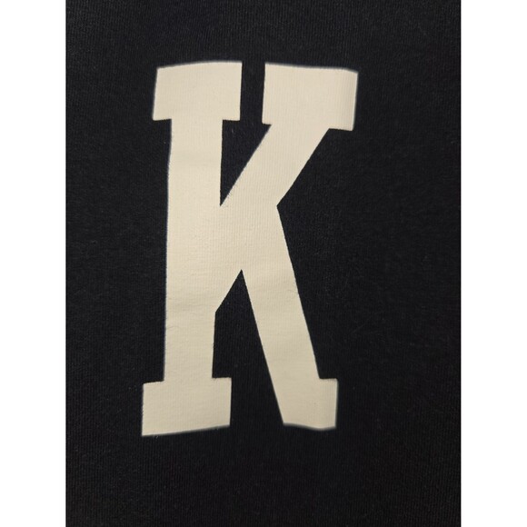 Nike Leggings Black w White Large Logo Spellout Women's Large Cotton Sportswear - Picture 5 of 8